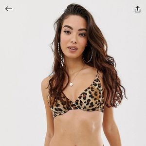 ASOS recycled mix & match underwire bikini top
